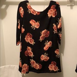 Black Floral Dress